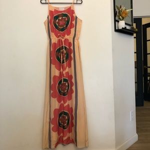 Vintage Floral Maxi dress M